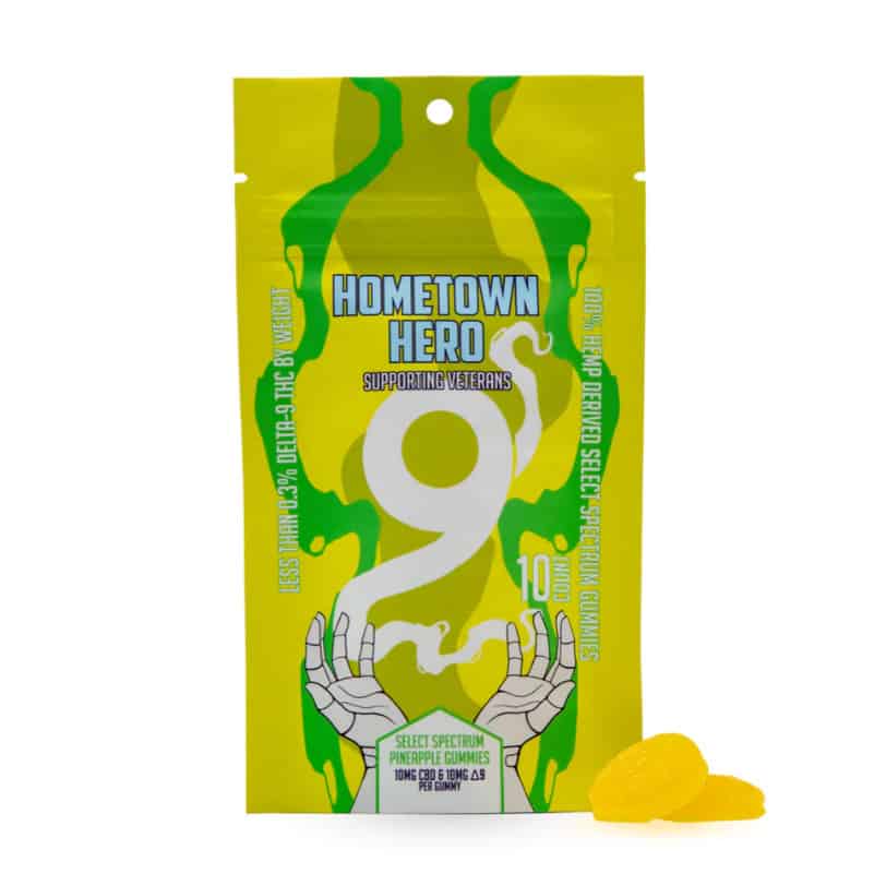 Hometown Hero Select Spectrum Gummies Delta 9 THC + CBD - 400mg ...